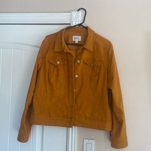 Goldenrod denim blazer XXL market spruce